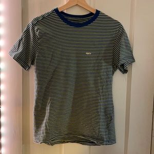 Obey striped men’s small t-shirt